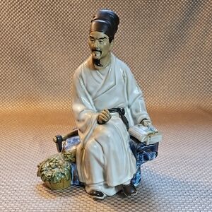 Vintage Chinese Scholar of Medicine Shiwan Li Shizhen Mudman Liu Zemian